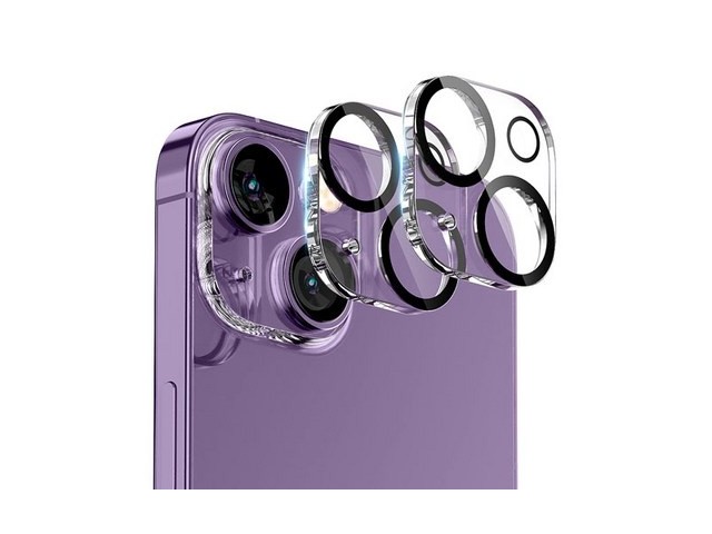 [아이폰 미니 13카메라 렌즈 보호필름] 이 제품 어때요? 구스페리 빛번짐 차단 블랙써클 풀커버 휴대폰 카메라 강화유리 보호필름 2매